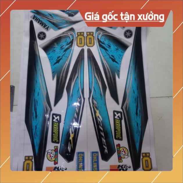 Tem rời ex 2006 xanh đen
