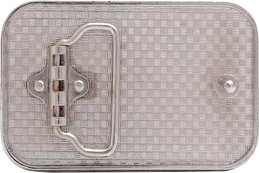 Bản Địa Retro Tây Vintage Tự Làm Trống Hình Chữ Nhật Thắt Lưng Dây Nịt Nam Da Bò Đồ Trang Sức