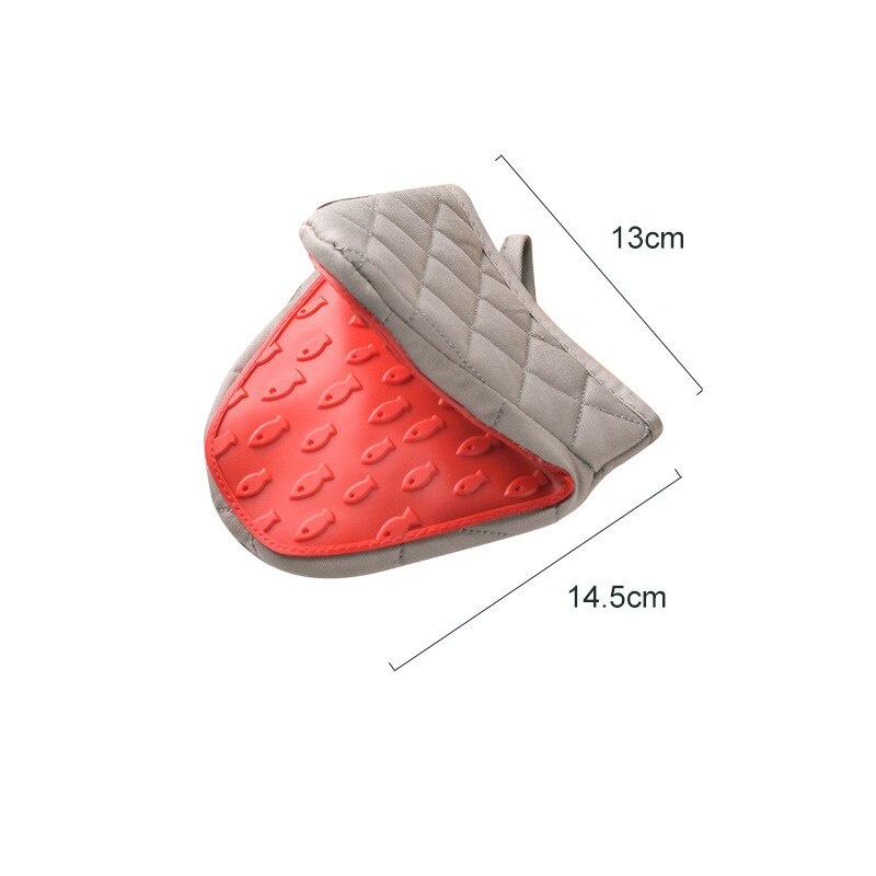 1PC Silicone Anti-scalding Oven Gloves Mitts Potholder Kitchen Silicone Gloves Tray Dish Bowl Holder Baking Insulation Hand Clip
