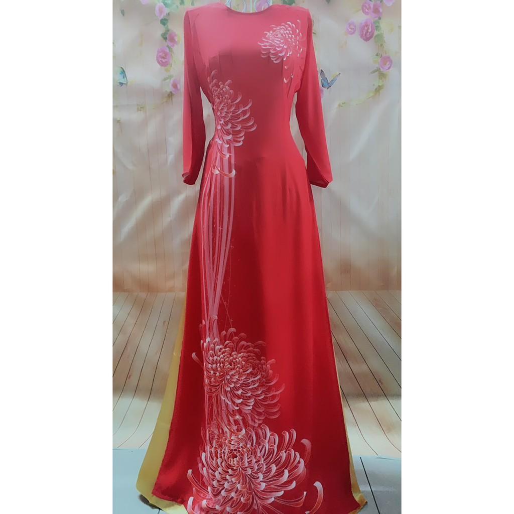 ÁO DÀI MAY SẴN-MẪU TẾT - ẢNH THẬT 100%