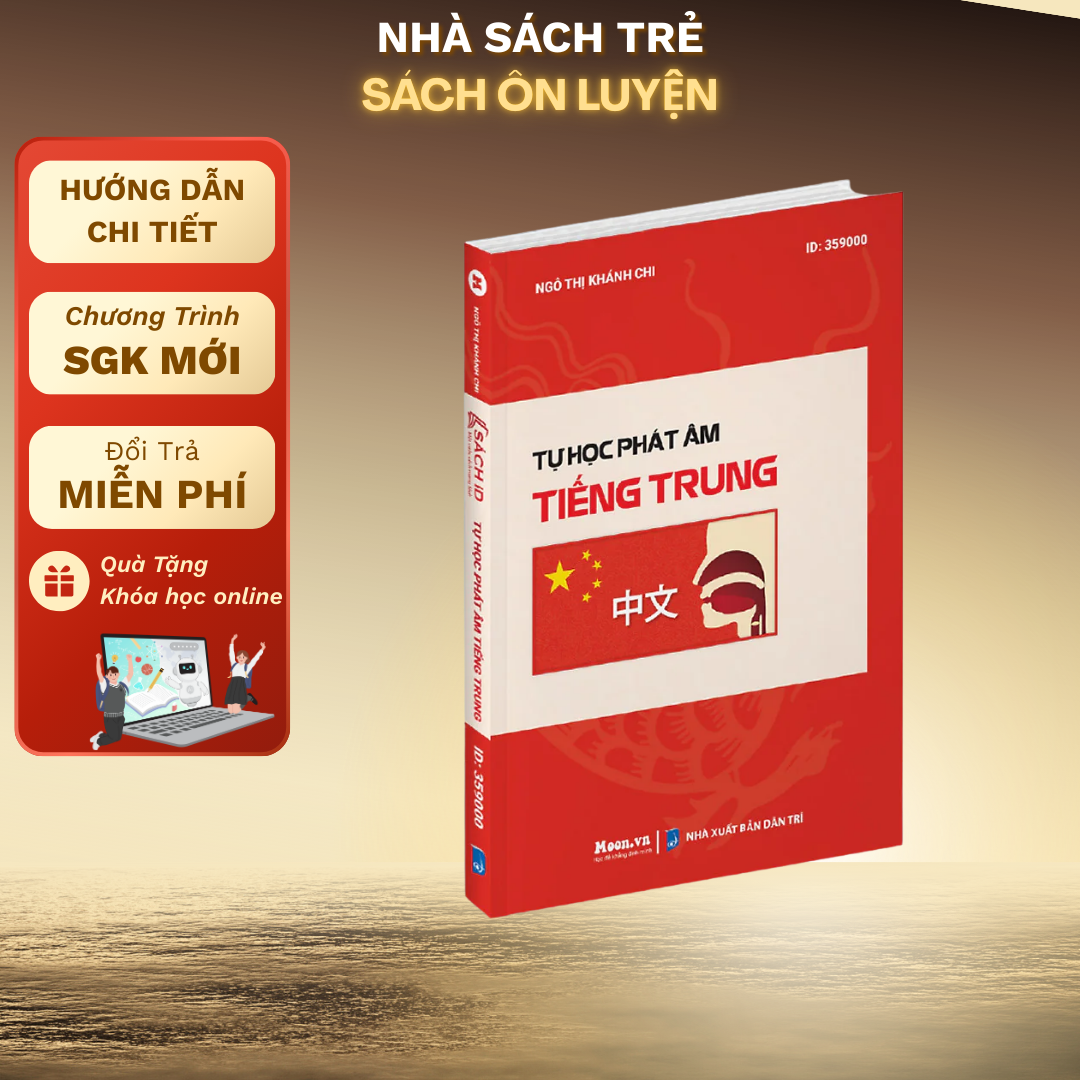 Sách tự học phát âm Tiếng Trung cho người mới bắt đầu Moonbook