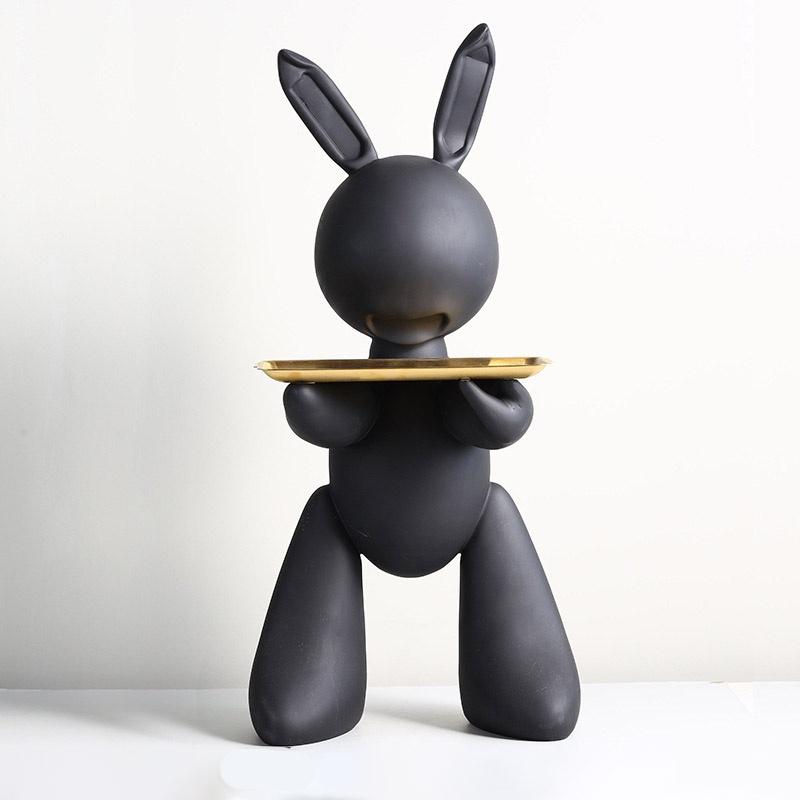 Tượng Con Thỏ L – Khay, tượng trang trí, quà tặng decor