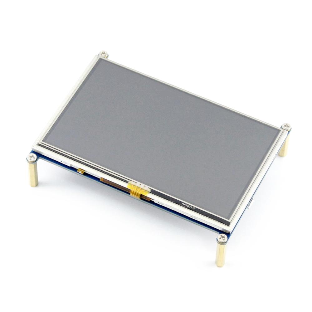 Màn hình cảm ứng điện dung 5 inch Màn hình LCD HD 800 × 480 Waveshare 10563