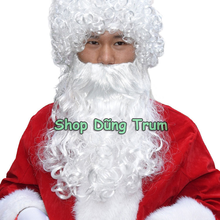 Bộ râu trắng giả hóa trang Ông già Noel