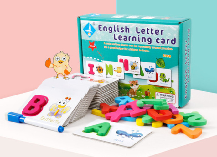 Đồ chơi ghép chữ English Letter Learning Card