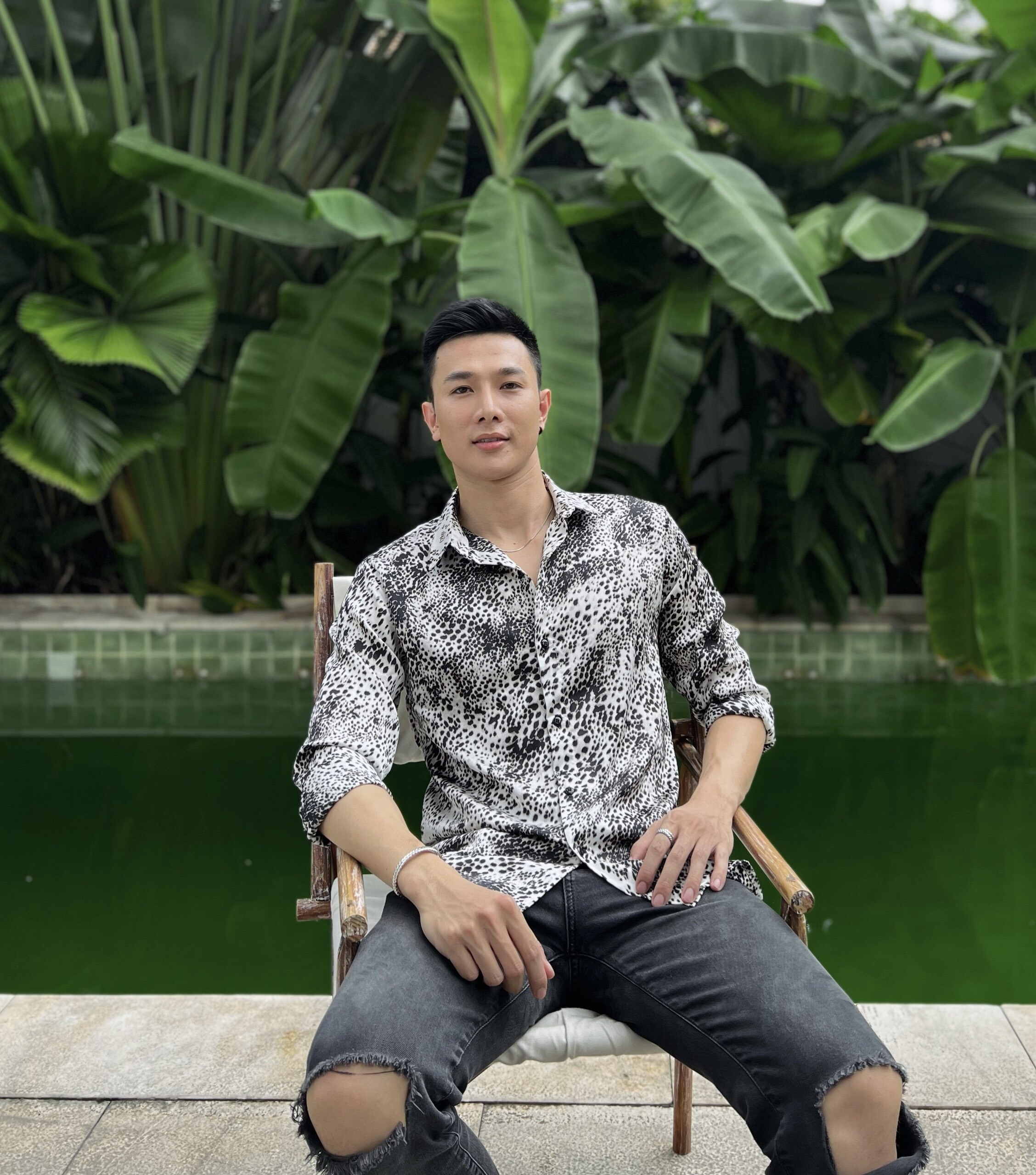 Áo sơ mi nam dài tay vải lụa cao cấp x5