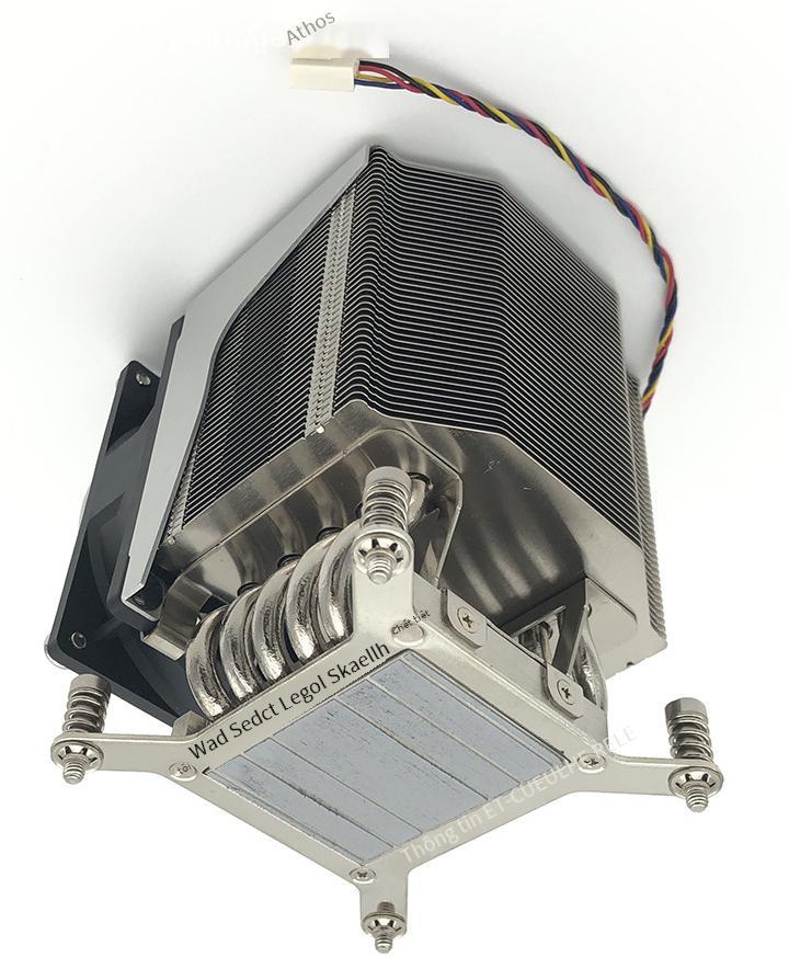 Đảm Bảo Chất Lượng Hỗ Trợ 115X/2011 4U Máy Chủ CPU 5 Ống Dẫn Nhiệt Máy Tính Để Bàn Tắt Tiếng Quạt Điều Khiển Nhiệt Độ
