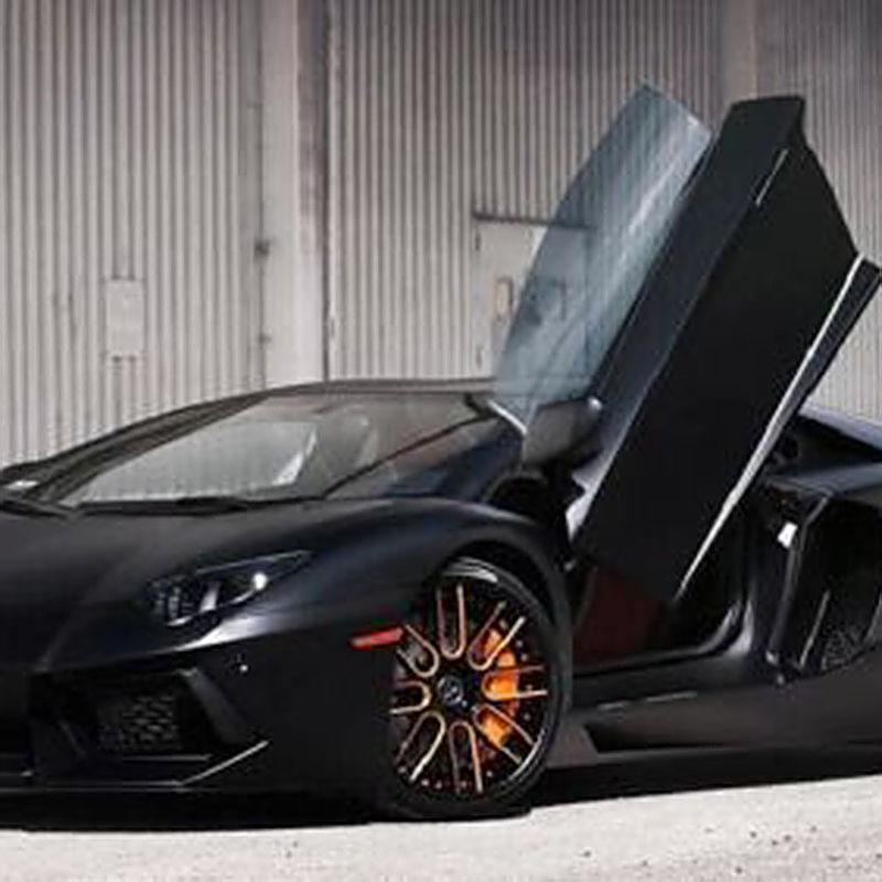 Matte Car Wrap Black Vinyl Film Sticker DIY 3D Vehicle Accessory