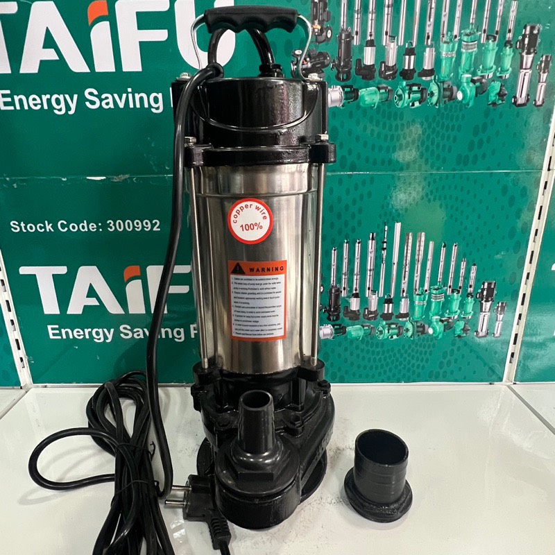 Máy bơm chìm nước thải 1.1Kw Thân INOX 304 Wini W.QDX15-18-1.1 - Bảo hành 1 năm