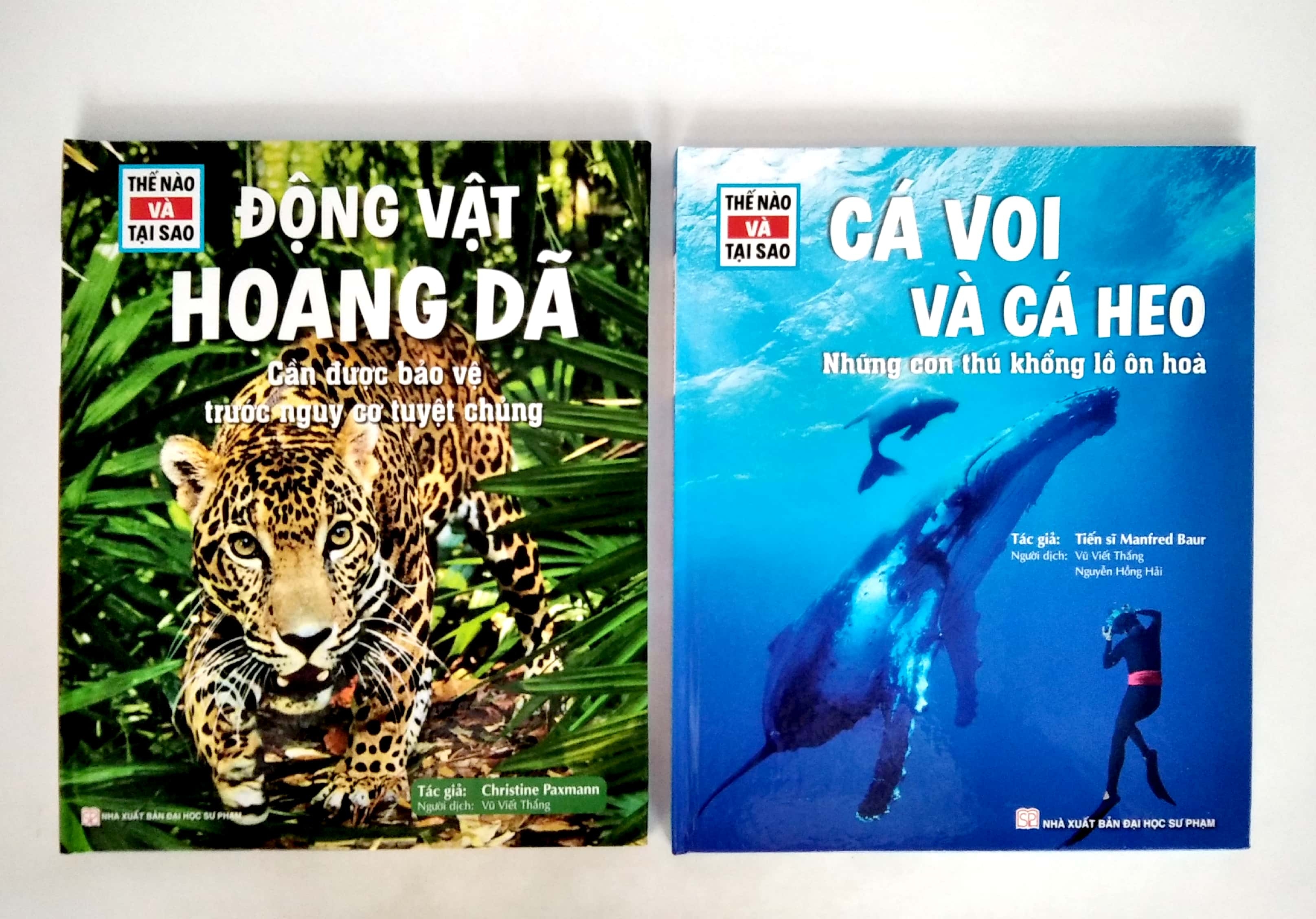 Hình ảnh Bộ Sách Thế Nào Và Tại Sao: Cá Voi Và Cá Heo - Những Con Thú Khổng Lồ Ôn Hòa + Động Vật Hoang Dã Cần Được Bảo Vệ Trước Nguy Cơ Tuyệt Chủng (Bộ 2 Cuốn)