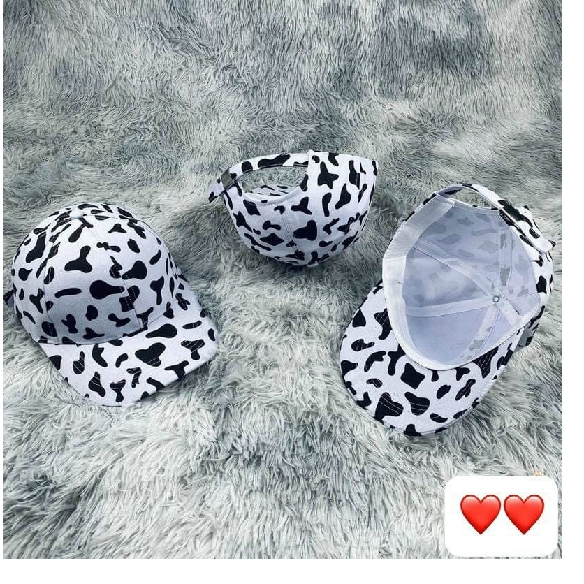 Mũ lưỡi trai BÒ SỮA - phong cách Unisex Nam Nữ