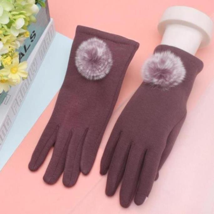 Găng tay nỉ cảm ứng hàng đẹp