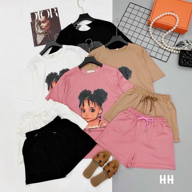 Set đùi cotton siêu xinh - chuẩn hàng quảng châu -C