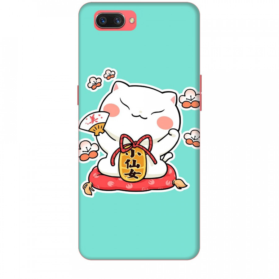 Ốp lưng dành cho điện thoại OPPO A3S Mèo Thần Tài Mẫu 3