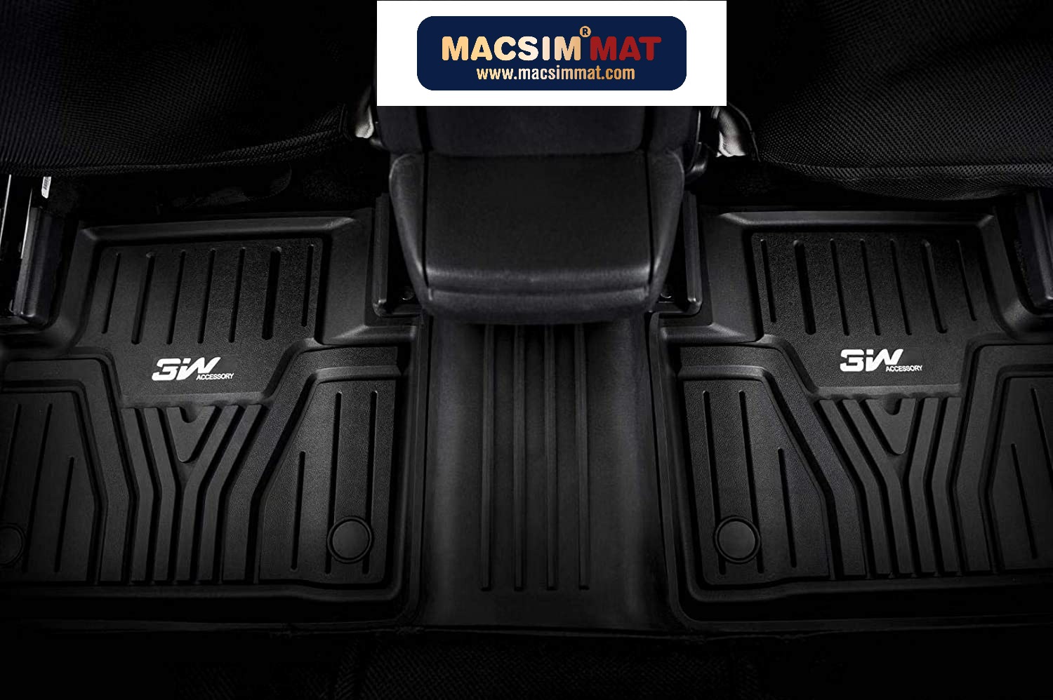 Thảm lót sàn xe ô tô HONDA ACCORD 2017-đến nay Nhãn hiệu Macsim 3W chất liệu nhựa TPE đúc khuôn cao cấp - màu đen