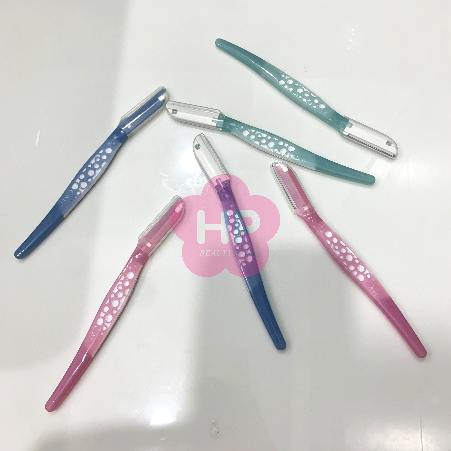 Dao Cạo Lông Mày Lưỡi Thép Có Màng Bảo Vệ Dành Cho Nữ Kai Razor Can Eyebrow 17827 CBM-3P (Set 3 Cây)