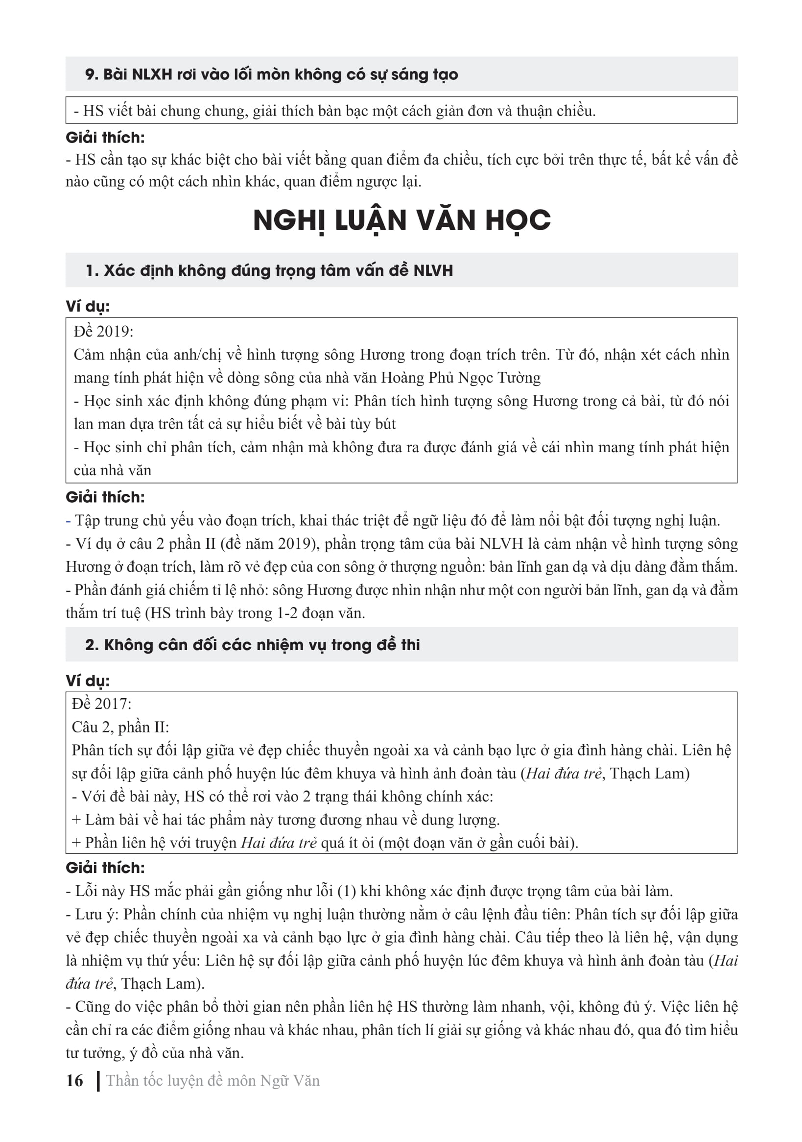 CC Thần tốc luyện đề 2021 môn Ngữ văn - Địa lý