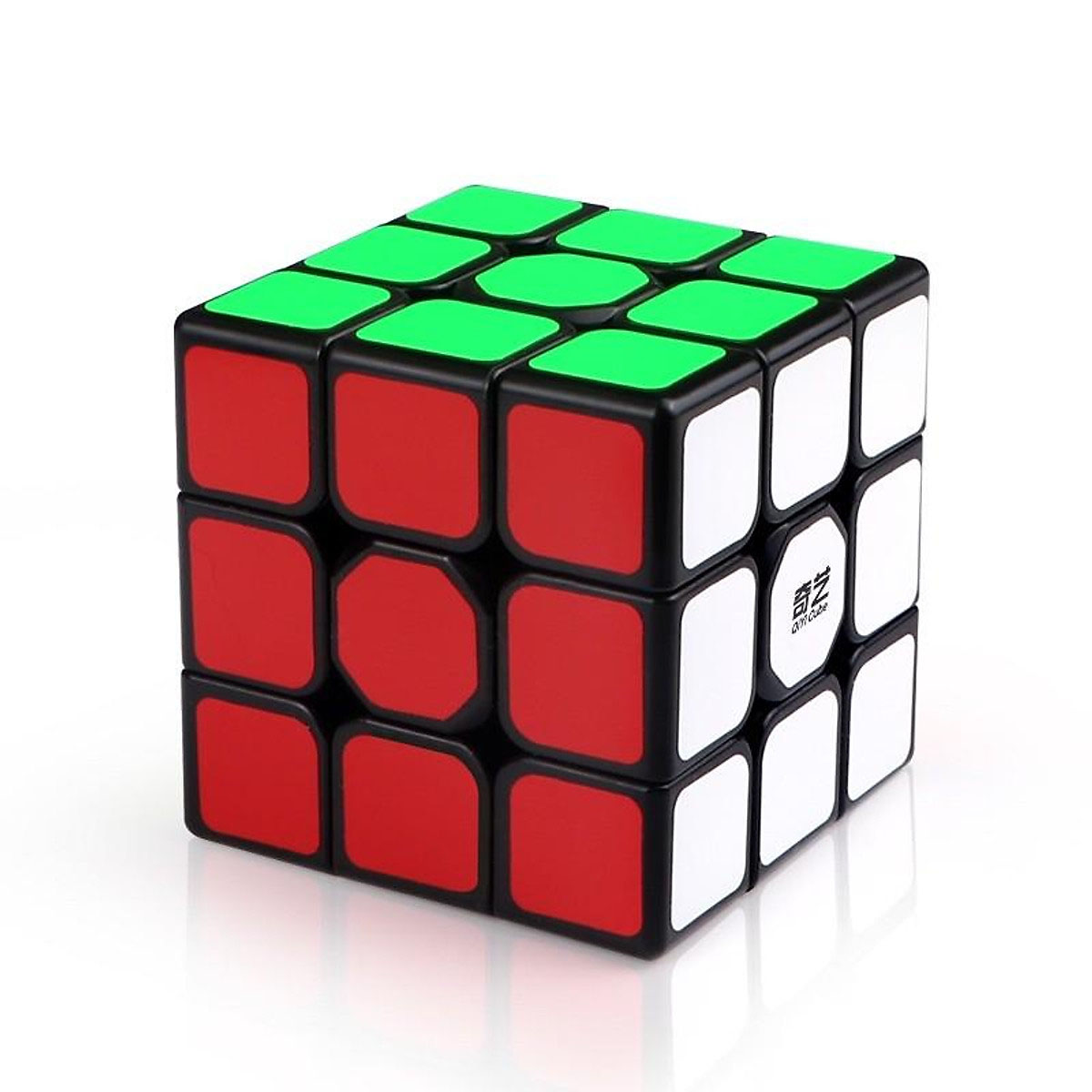 Rubik 3x3 viền đen cao cấp - Tặng kèm chân đế