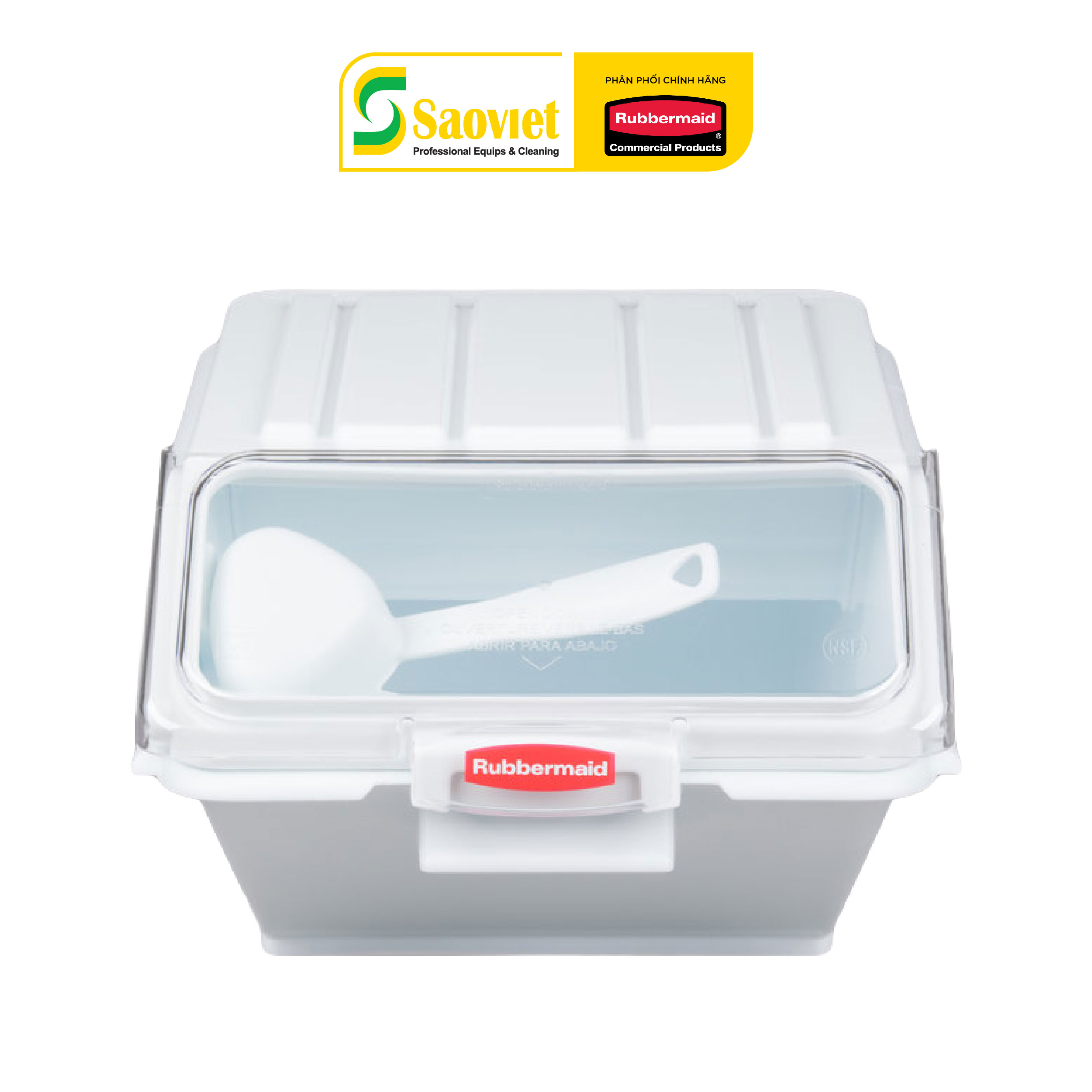 Thùng Nhựa Đựng Đồ Kèm Muỗng Rubbermaid (Chính Hãng) - SKU: FG9G5700/5800/6000 | SAOVIETCO