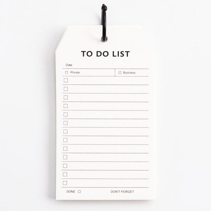 Tập Giấy Note Ghi Chú Danh Sách Cần Làm To Do List