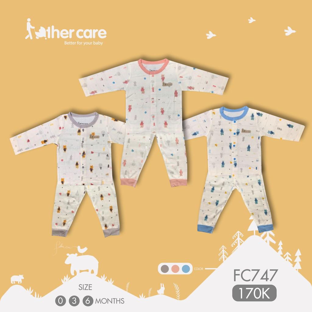 Bộ Quần Áo Trẻ em DT FatherCare Cài Giữa - Họa Tiết Báo (Họa Tiết) FC747