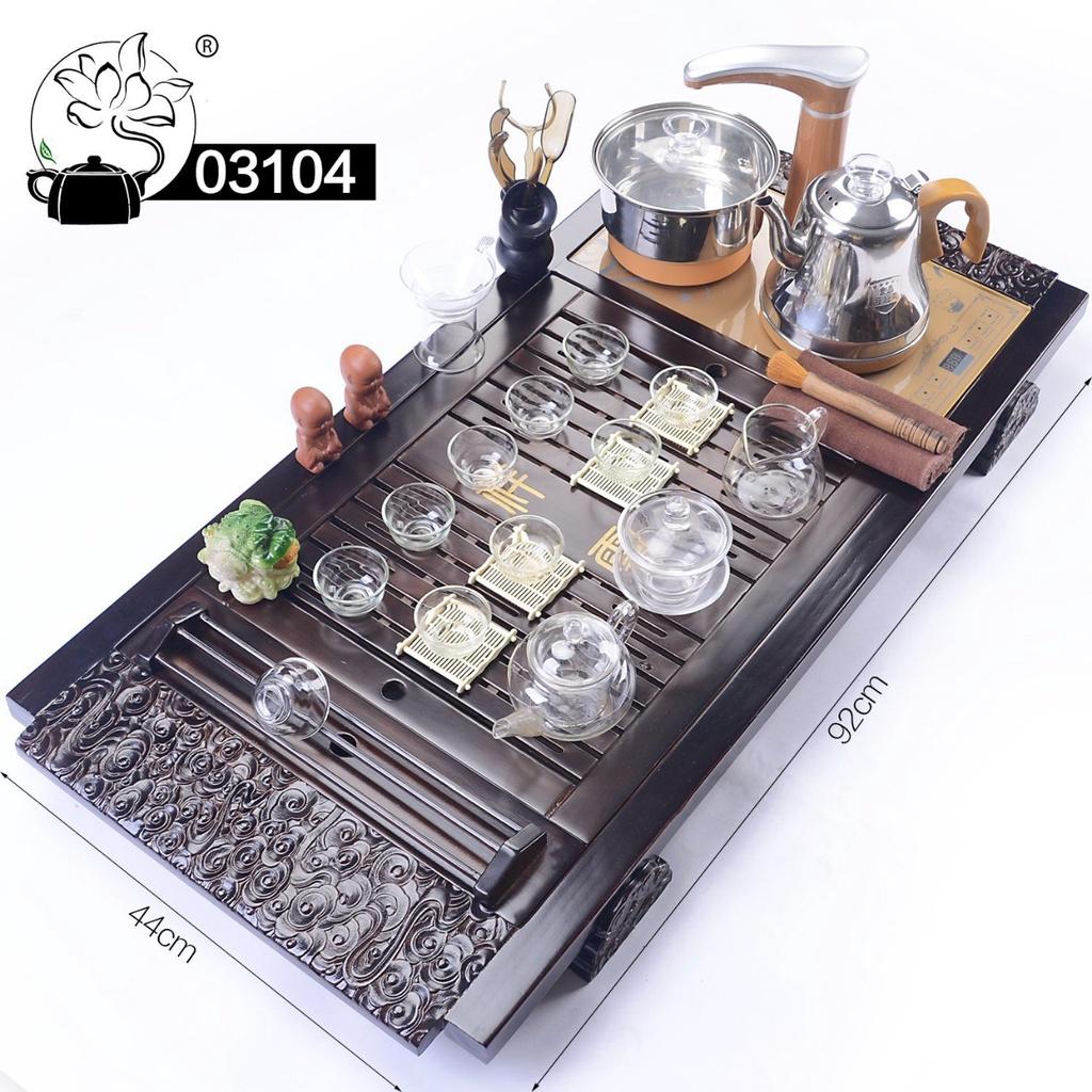 Bàn trà điện mã 031 gỗ sồi - bàn trà điện thông minh đa năng - bảo hành 12 tháng - làm quà tặng, quà biếu lịch sự, sang trọng, ý nghĩa