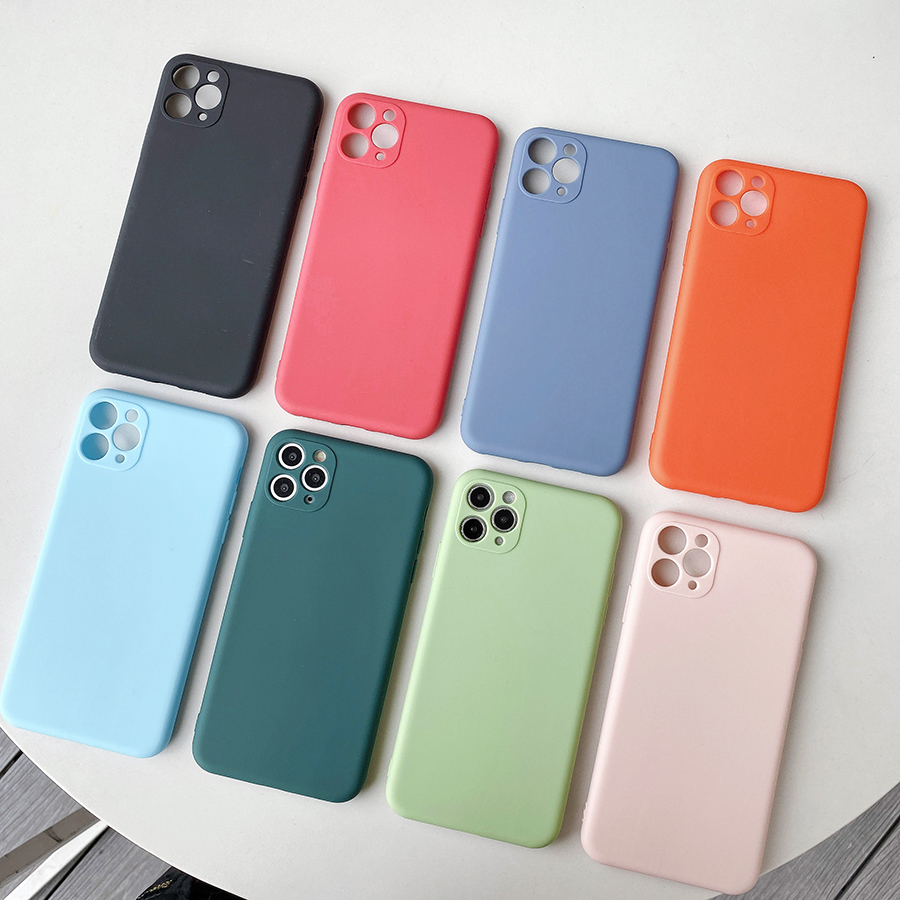 Ốp Lưng Dẻo Màu Bảo Vệ Camera Dành Cho Các dòng iPhone 6/ 6 Plus/ 7/ 8 / SE 2020 / 7 Plus / 8 Plus / X / Xs Max/ 11/ 11 Pro/ 11 Pro Max - Handtown - Hàng Chính Hãng