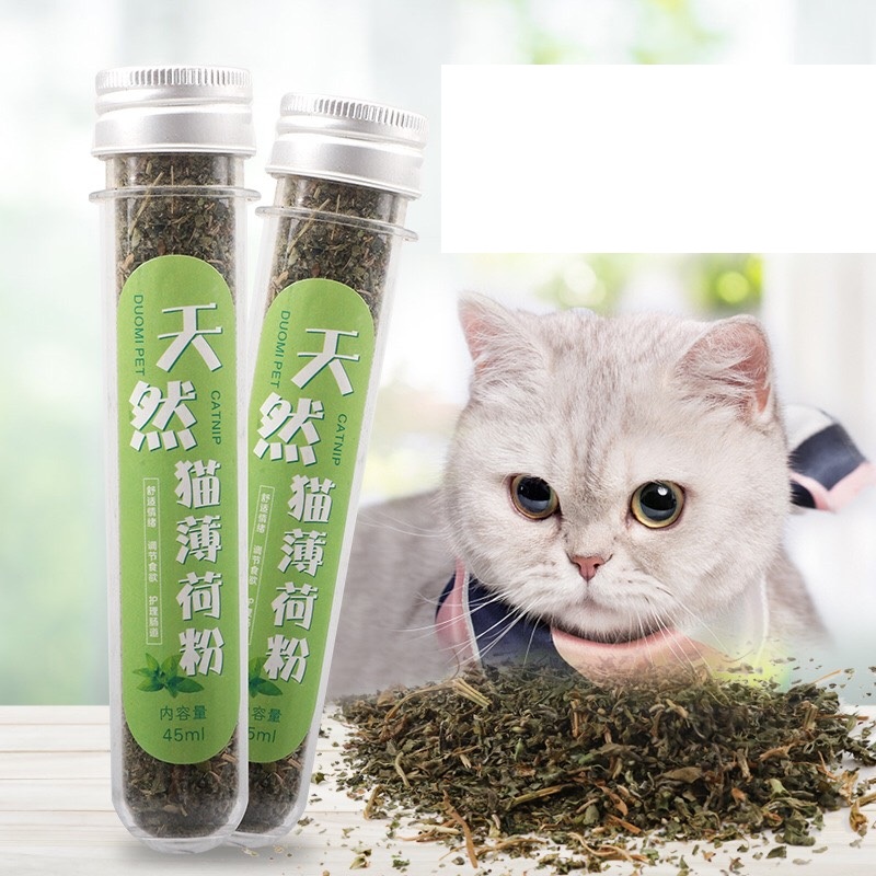 Catnip Cỏ mèo Lá bạc hà khô cho mèo