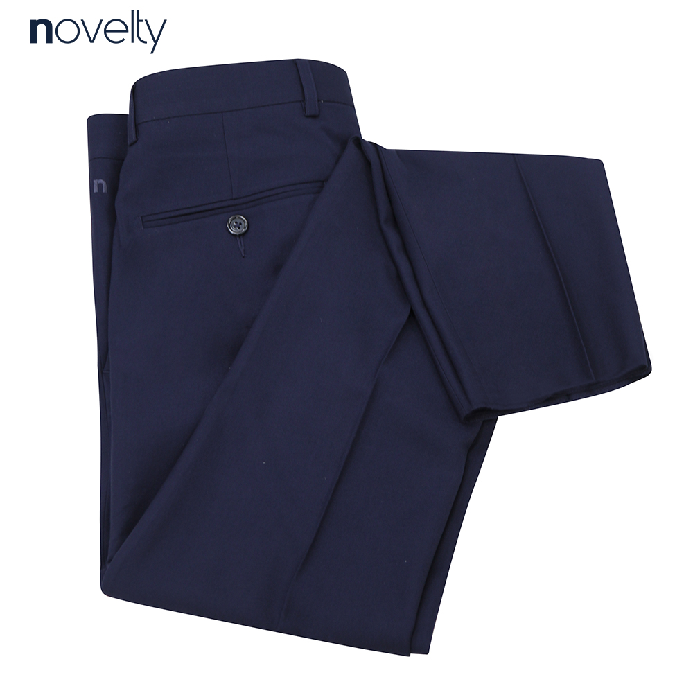 Quần tây nam Novelty 0Ply NQTMMDMT3F1806670 xanh đen Slimfit