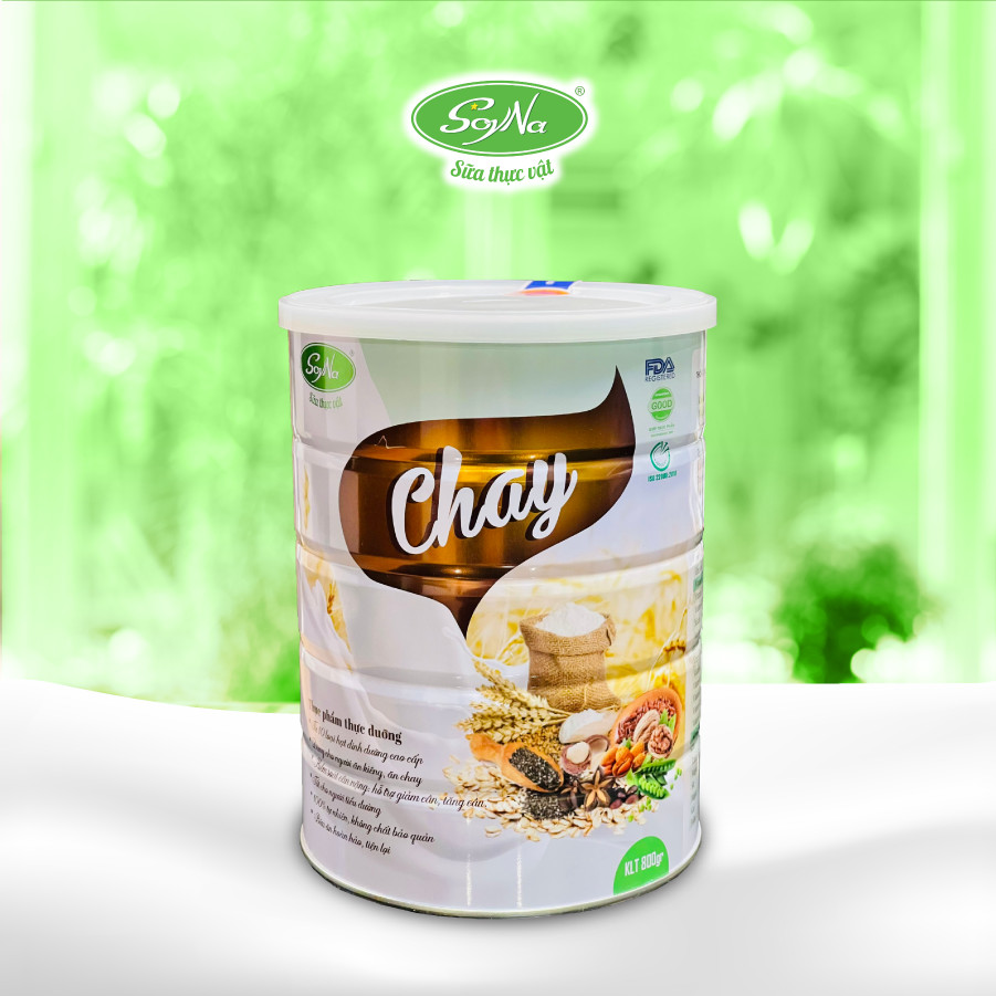 Sữa Hạt Thuần Chay Soyna  Lon 400g - 11 loại hạt cao cấp từ hạt mắc ca, óc chó, ý dĩ, diên mạch - cung cấp dinh dưỡng cho người ăn chay trường, người dị ứng đạm sữa bò, người bị khó tiêu trào ngược dạ dày