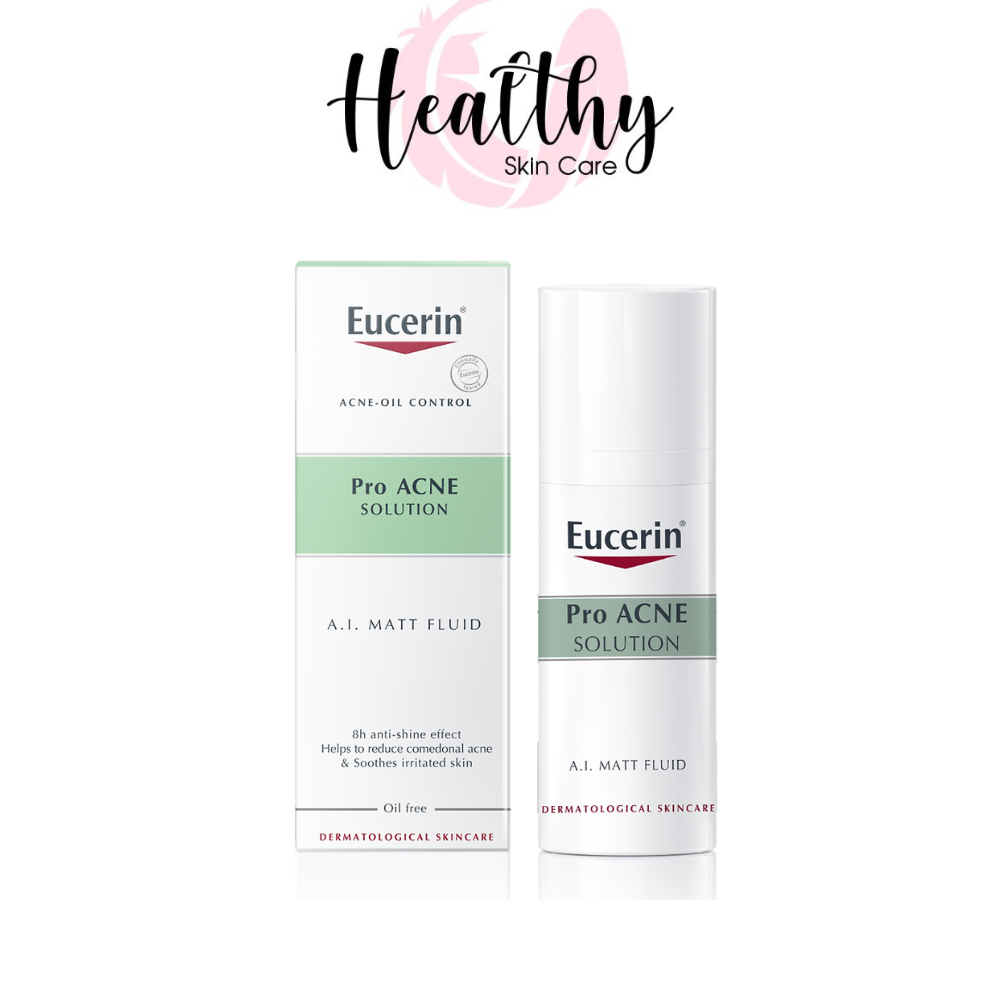 Kem Kiểm Soát Dầu cho Da Mụn Eucerin ProACNE Solution Matt Fluid