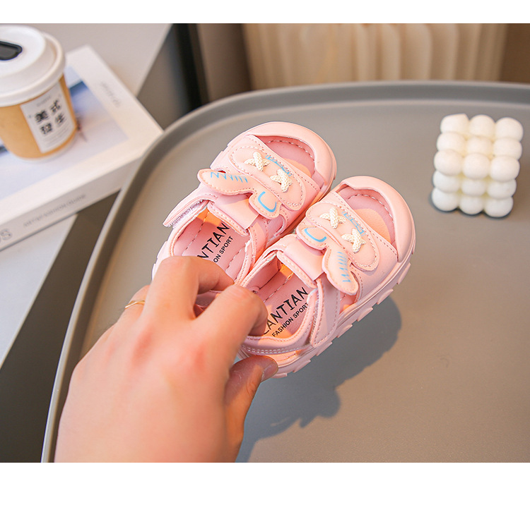 Giày Sandal quai hậu cho bé gái tập đi siêu nhẹ, chống trơn trượt – GSD9098