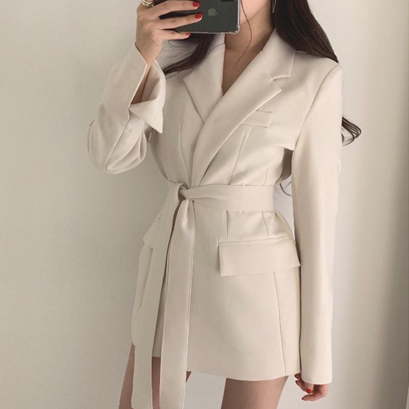 Áo khoác Blazer nữ thu đông hai lớp chất đẹp mẫu mới mã HQ08