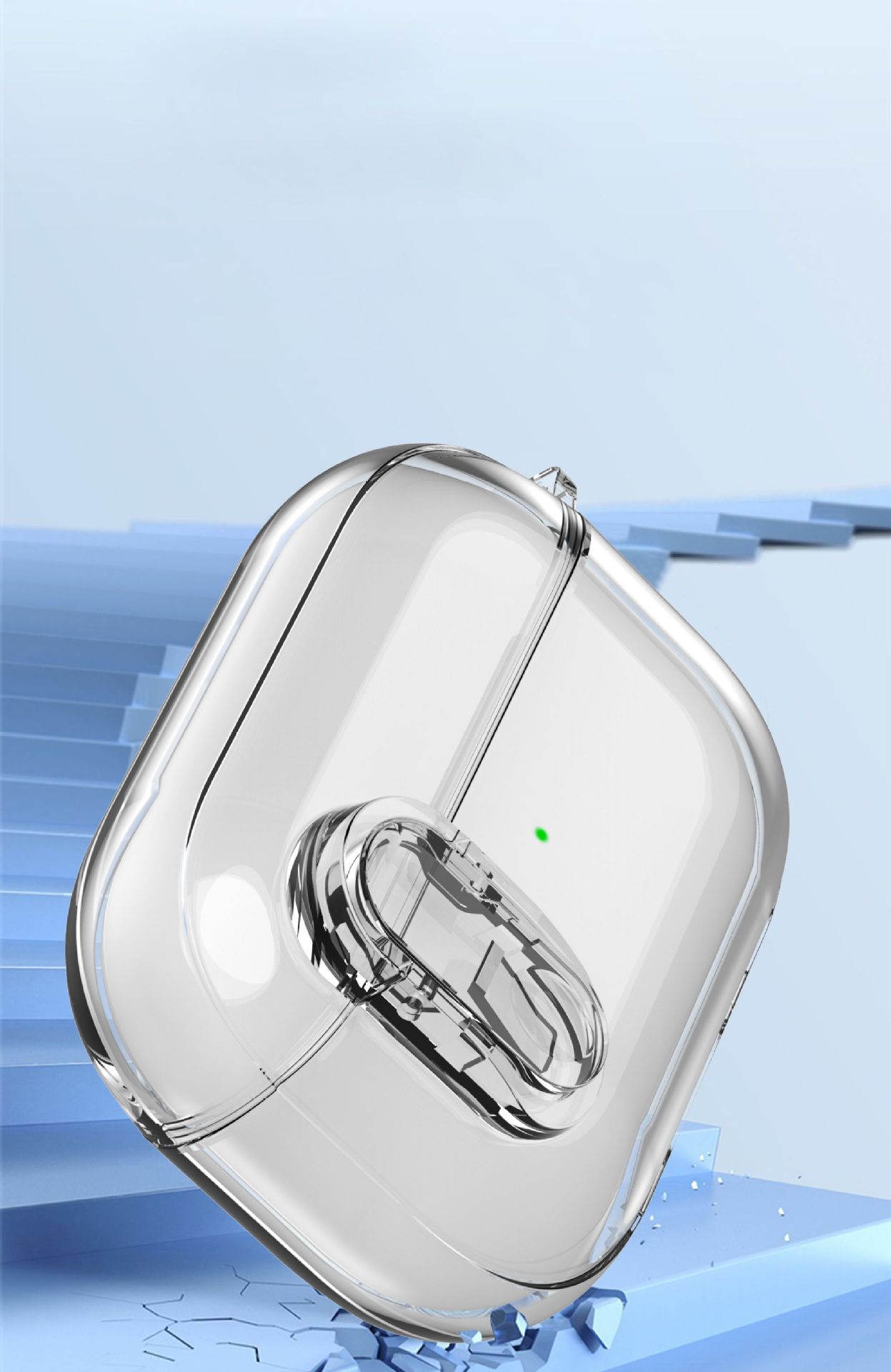 Ốp Case bảo vệ Kai.N Crystal Lock cho Airpods 4, Khoá An Toàn, Chống Sốc_ Hàng chính hãng