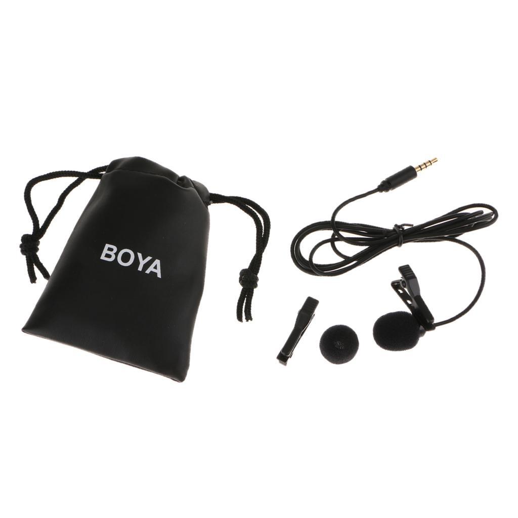 BY-LM10 Lapel External Lavalier Interview Recording Microphone
