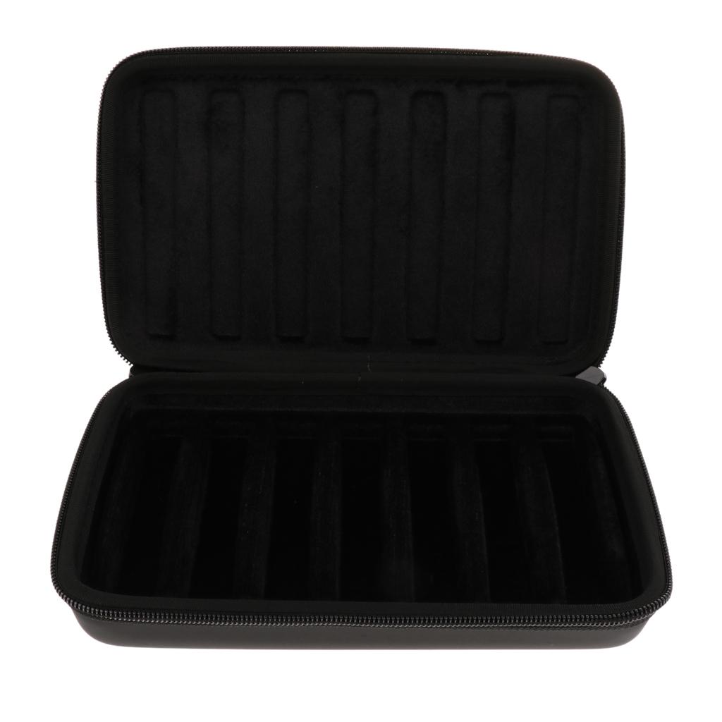 Sunnimix 10 Lỗ Kèn Harmonica Túi Bảo Quản Hộp Đen