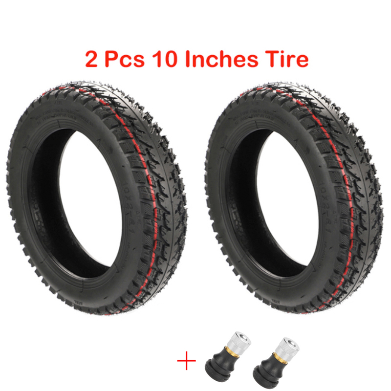 Lốp chân không địa hình 10 inch Lốp chân không 10 * 2-6.1 dành cho xe tay ga Xiaomi M365/pro/pro2/1S/ Lite Lốp trước bánh sau Phụ tùng xe tay ga Color: 2 pcs