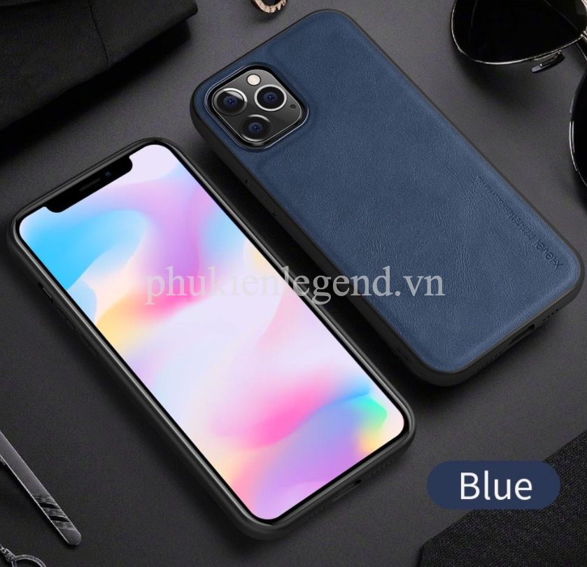 ỐP LƯNG DA cho iPhone 13 Pro Max , 13 Pro, 13 , 12 Pro Max , 12 , 12 Pro , 11 Pro Max , 11 Pro , 11 ốp viền dẻo hiệu X-level - Hàng chính hãng