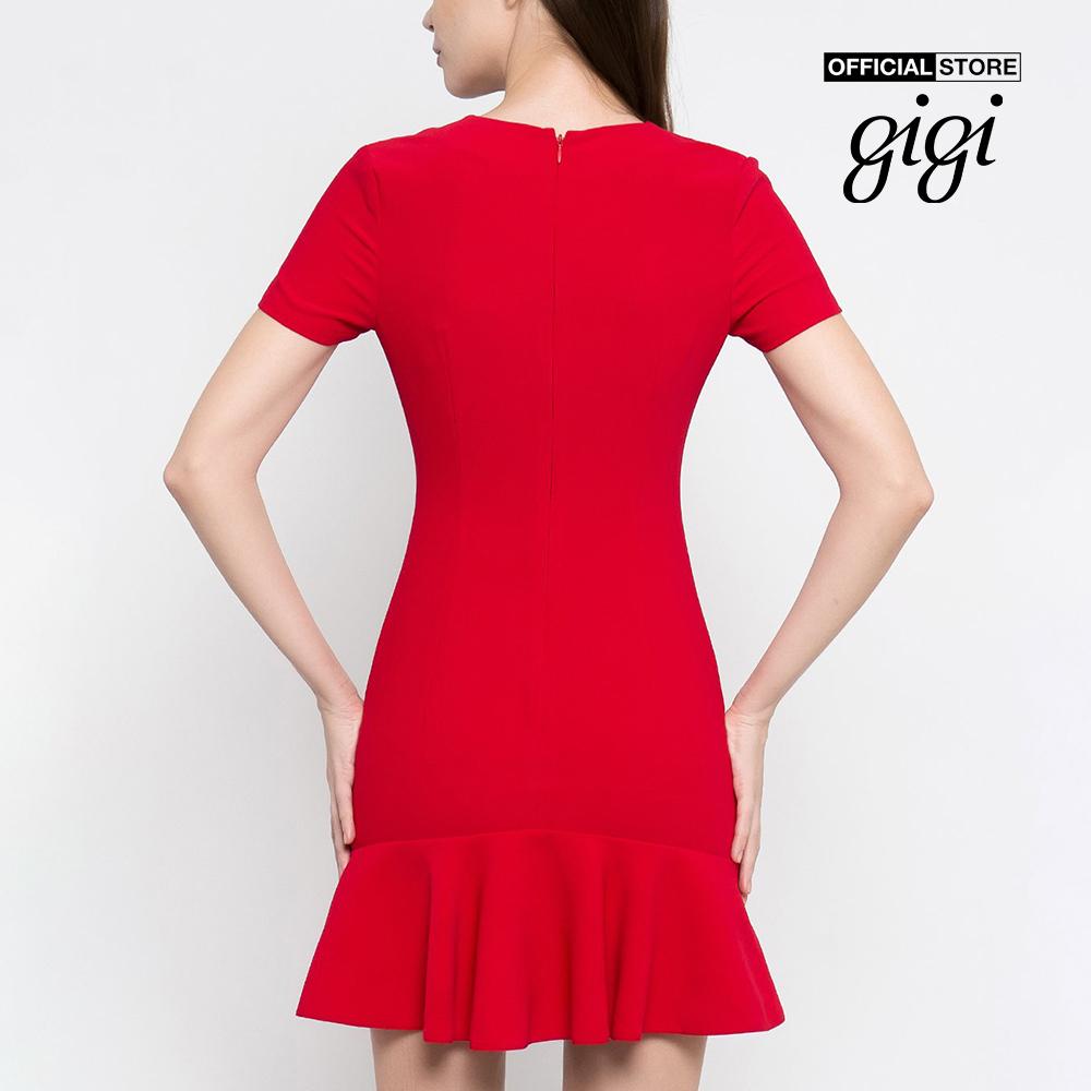 GIGI - Đầm mini đuôi cá Peplum Hemline G2101D221238