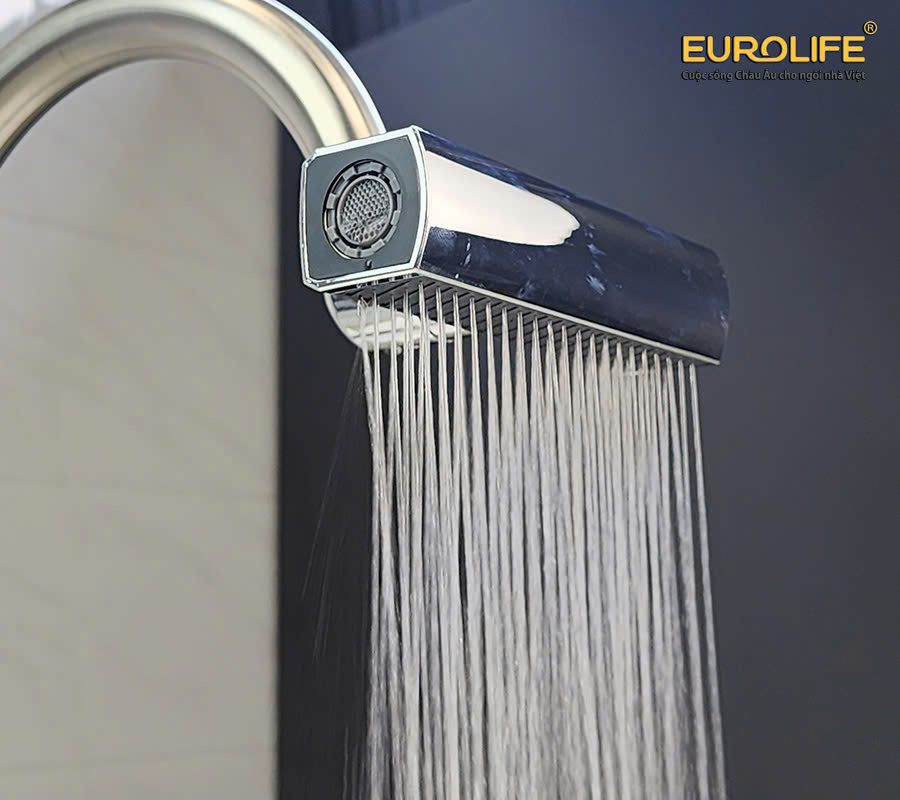 Đầu vòi tăng áp đa năng, 3 chế độ chảy ưu việt cho vòi rửa chén Eurolife EL-TA04