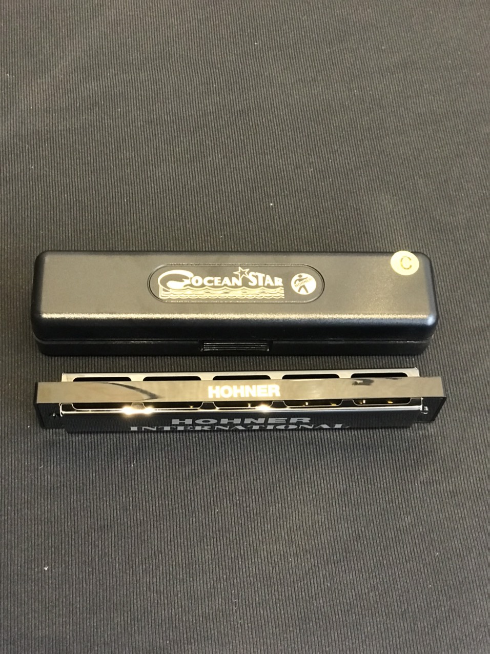 Kèn harmonica tremolo 24 lỗ Ocean Star màu đen- Chính hãng Hohner Đức