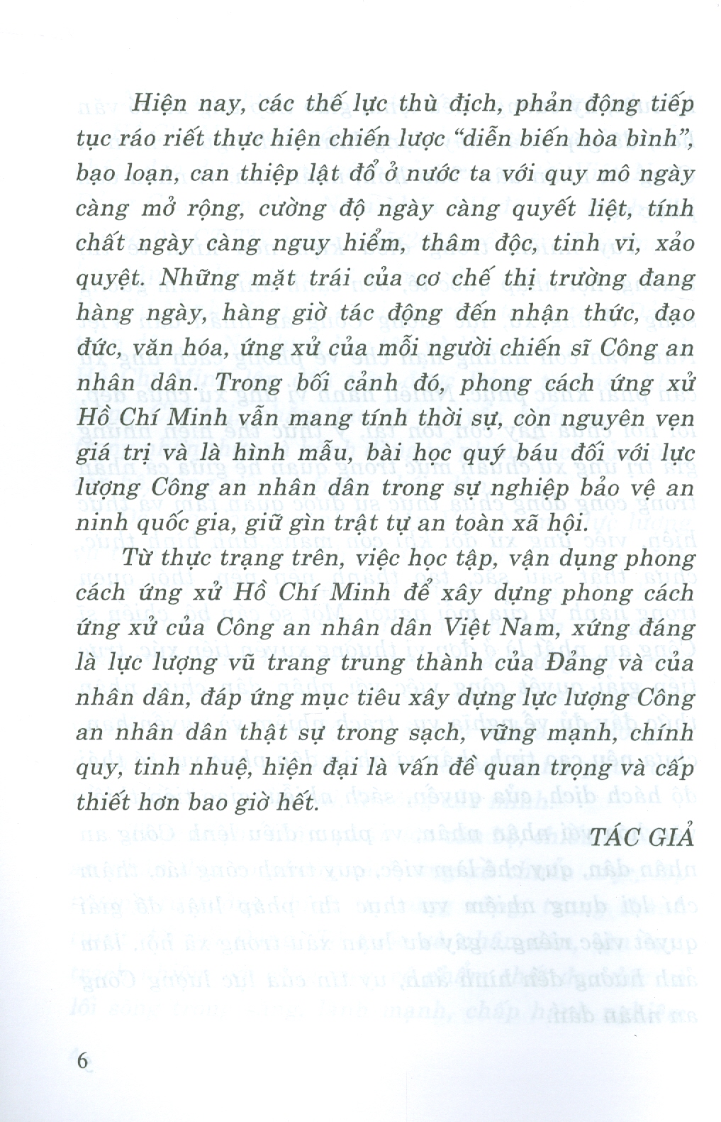 Xây Dựng Phong Cách Ứng Xử Của Công An Nhân Dân Theo Phong Cách Hồ Chí Minh