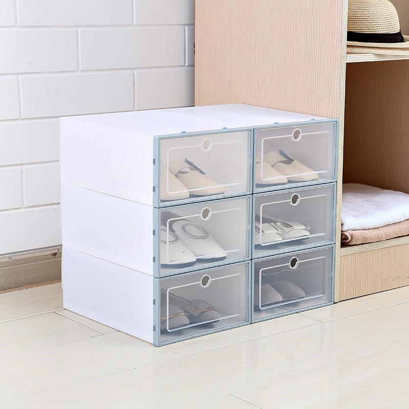 1 Hộp Nhựa Trong Suốt Đựng Giày Chống Bụi Chống Ẩm
