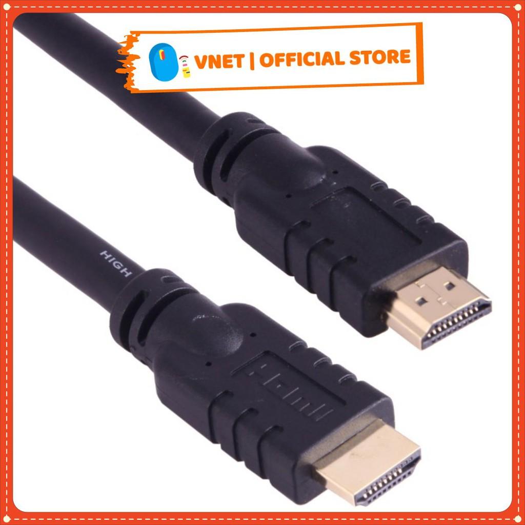 Dây hdmi 1.5m tròn đen chống nhiễu cao cấp