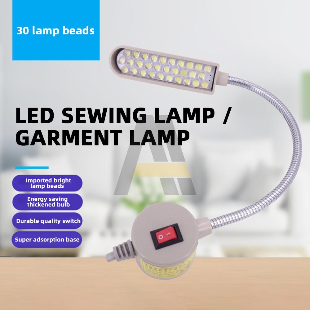 30 LED Industrial Lighting Sewing Machine Lights Multifunctional Flexible Work Lamp Magnetic Sewing light for Drill Press Lathe
