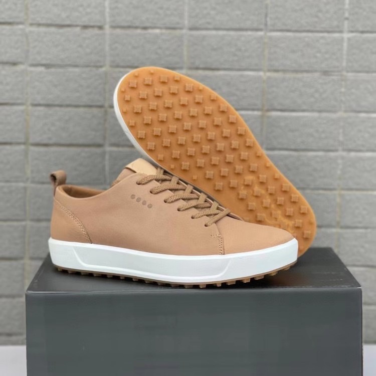 Giày Sneaker nam E02- Giày da nam xuất khẩu có chất liệu bằng da bê, mềm, mịn, màu nâu - bảo hành 12 tháng.