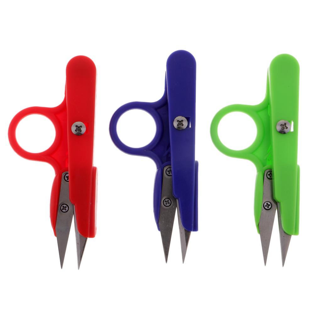 3x 3x Thread Scissors with Finger / Thread Scissors / Small Sewing Scissors / Mini
