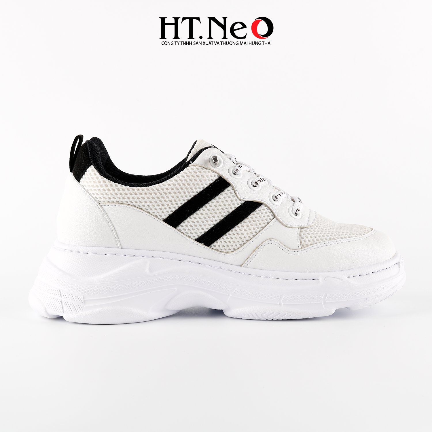 Giày thể thao độn đế HT.NEO cao 6p đế cao su đi cực êm chân, thoải mái, thiết kế với kiểu dáng trẻ trung, năng động TTN04