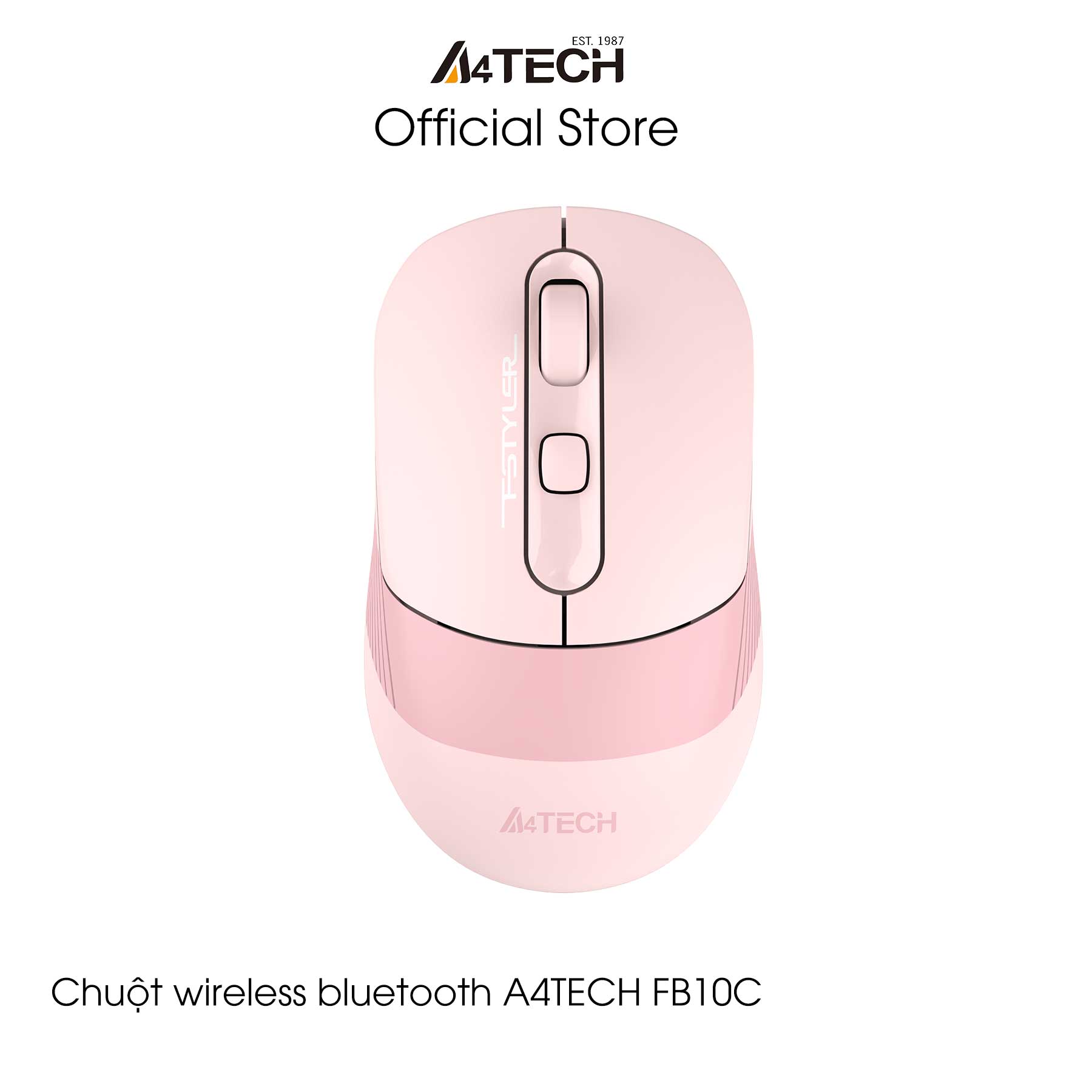 Chuột vi tính wireless bluetooth A4TECH FB10C - Hàng chính hãng