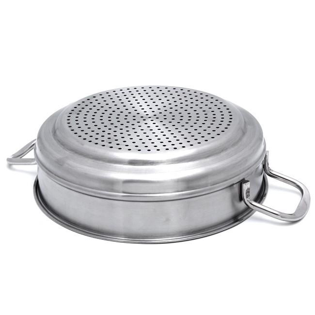 Xửng Hấp Inox 2 Quai 24cm